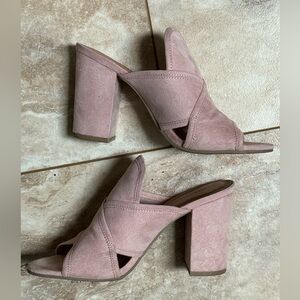 Christian Siriano Blush Pink Mules